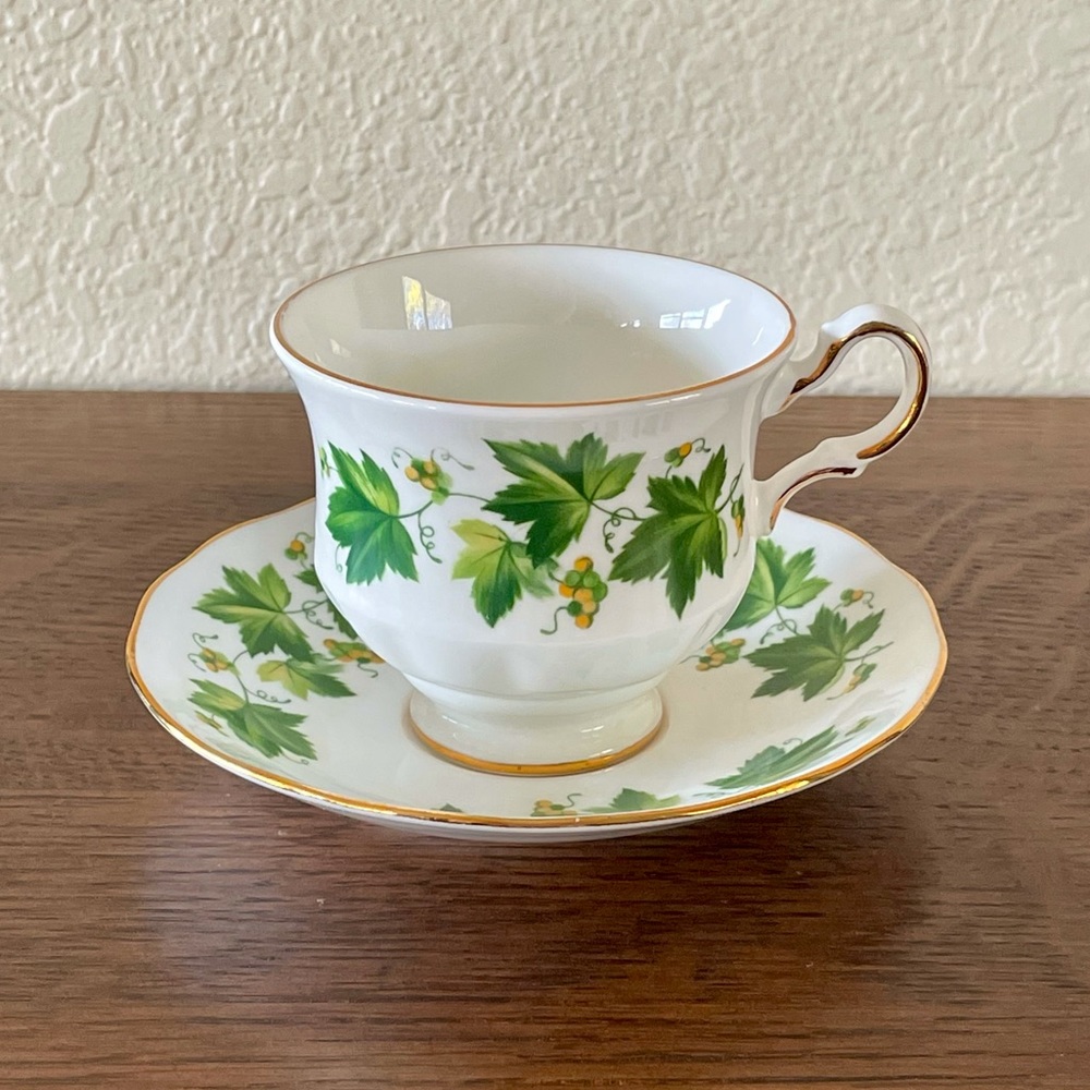 Vintage Bone China Teacup and Saucer